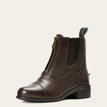 Youth / Kids Ariat Devon IV Zip Paddock Boot Light Brown
