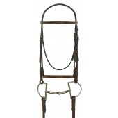 Camelot Gold Plain Raised Bridle