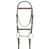 Camelot Gold Fancy Stitch Raised Bridle