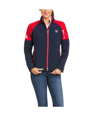 Ariat Women's Global Softshell- USA Navy