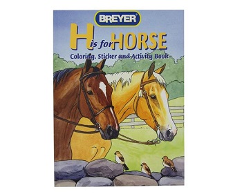 H Is for Horses- Coloring and Activity Book with Stickers