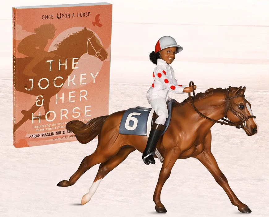 Breyer Cheryl White & Jetolara Horse & Book Set