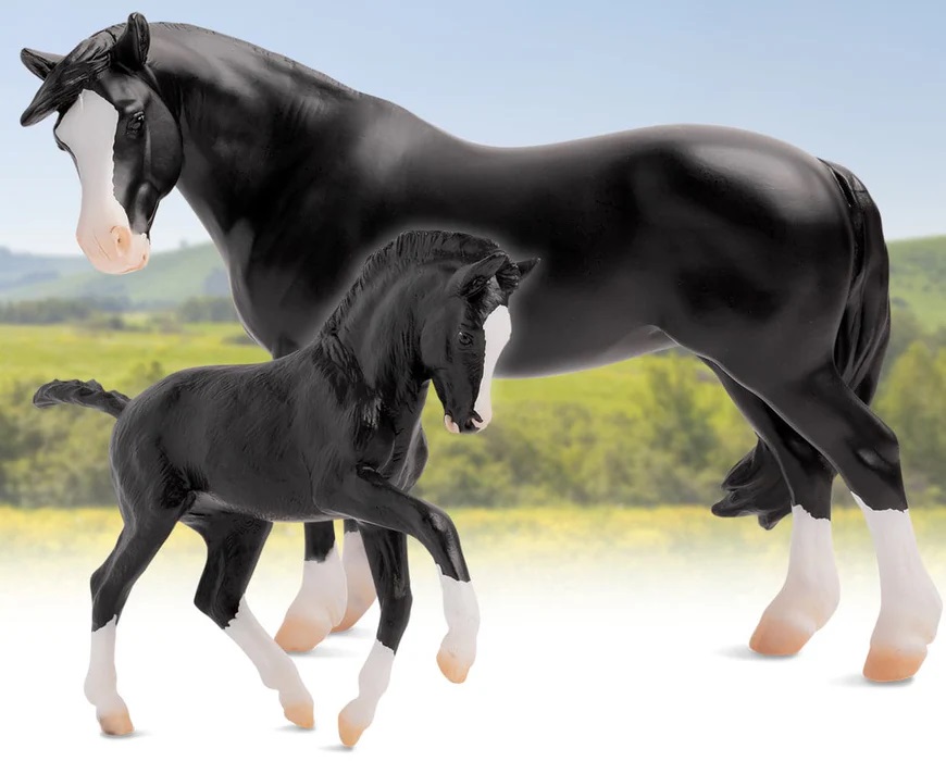 Breyer Nistar Blazing Kansas and Ethel